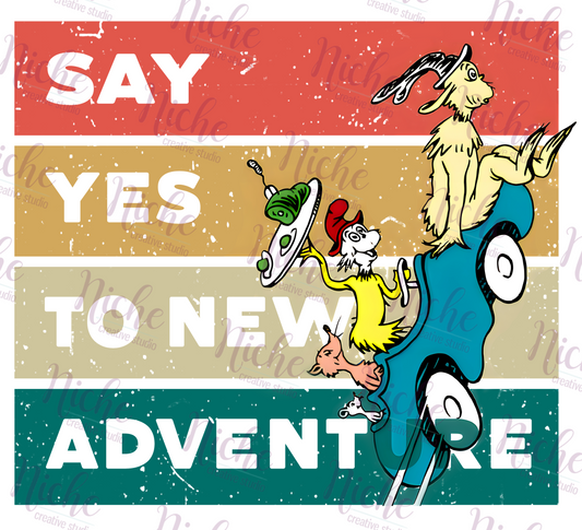 -DRS1657 Say Yes to Adventure Decal