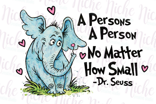 -DRS8101 A Persons A Person Decal