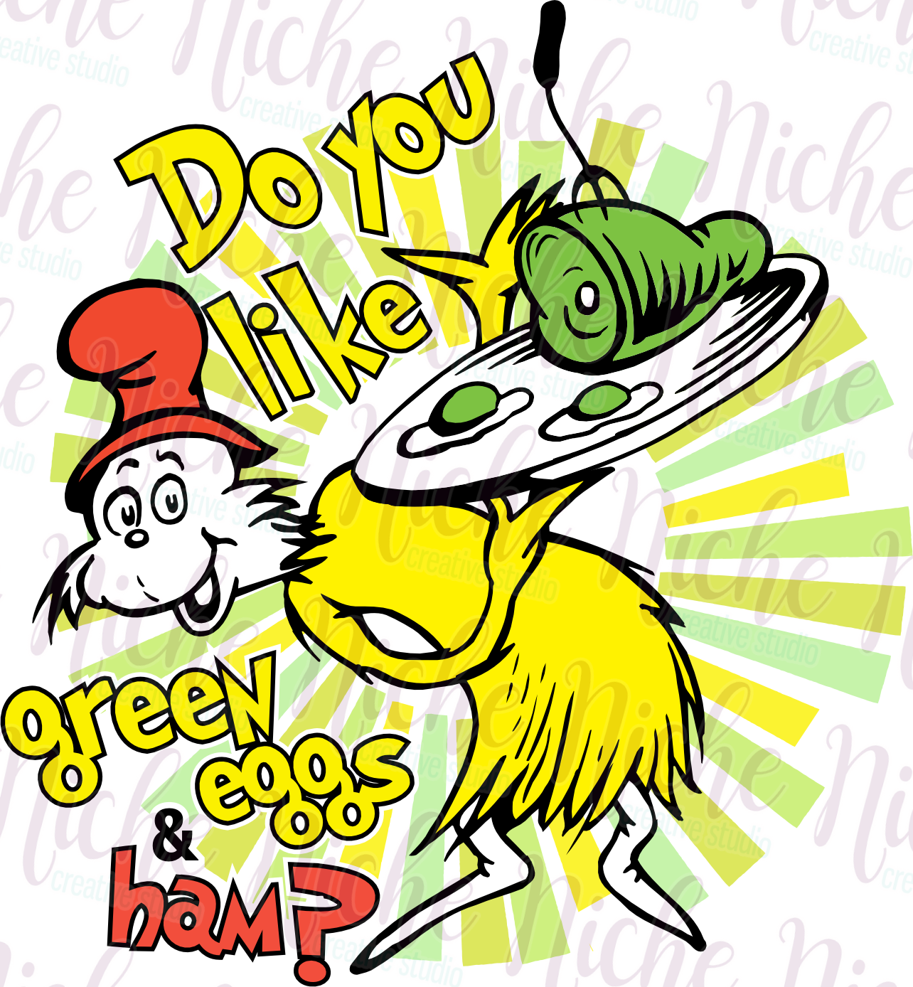 -DRS8102 Do you Like Green Eggs and Ham Decal