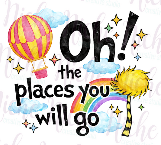 -DRS8103 Oh the Places Decal