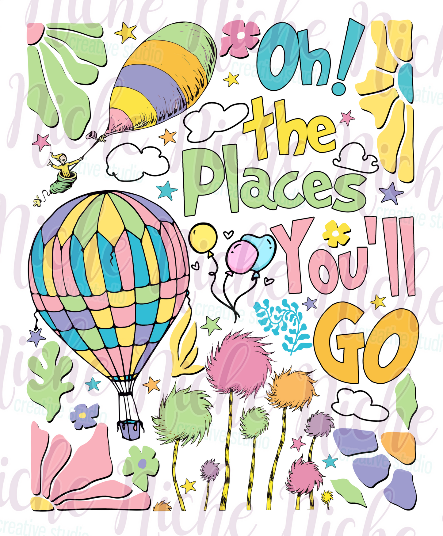 -DRS8107 Boho Dr Seuss Decal