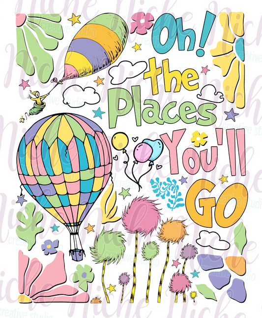 -DRS8107 Boho Dr Seuss Decal