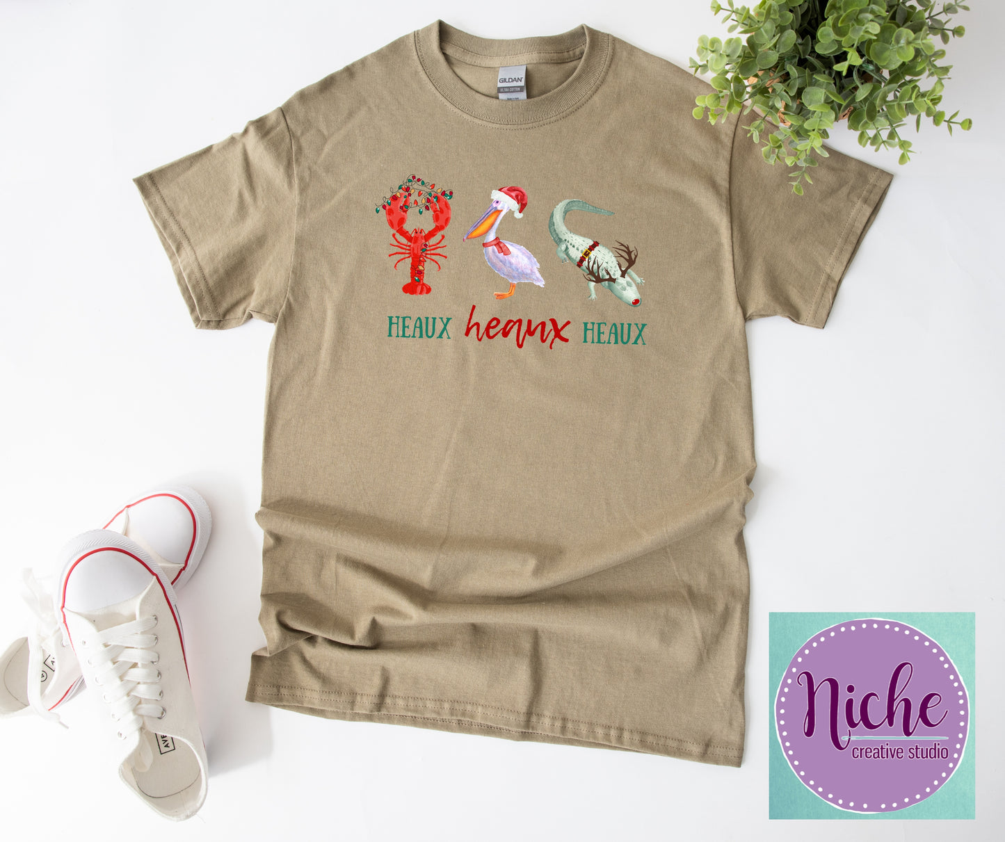 December $10 Shirt of the Month - Cajun Christmas