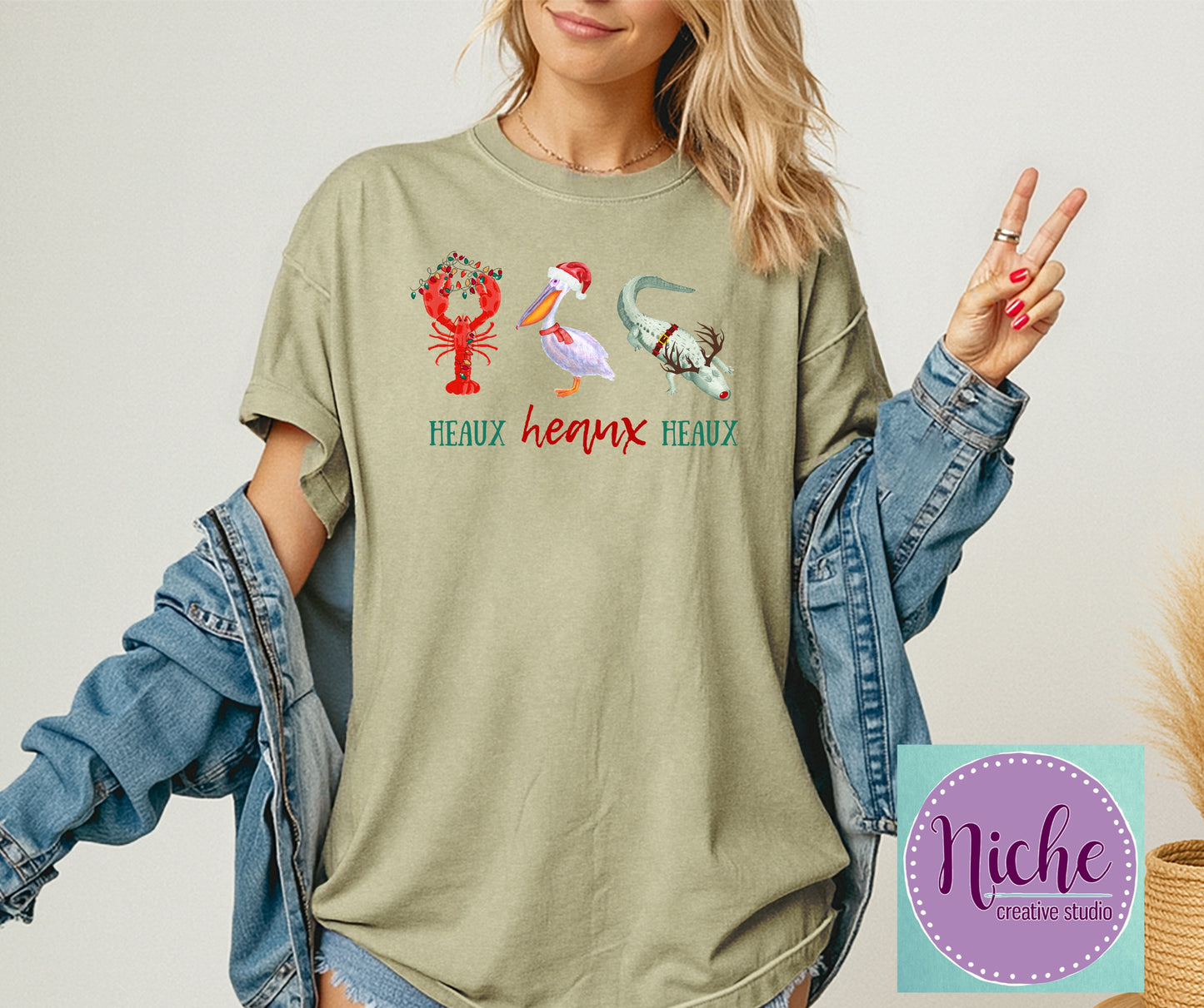 December $10 Shirt of the Month - Cajun Christmas