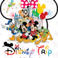 -DIS315 Disney Trip 2024 with Bow Decal