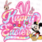 -EAS1601 Bunny Ears and Mouse Decal