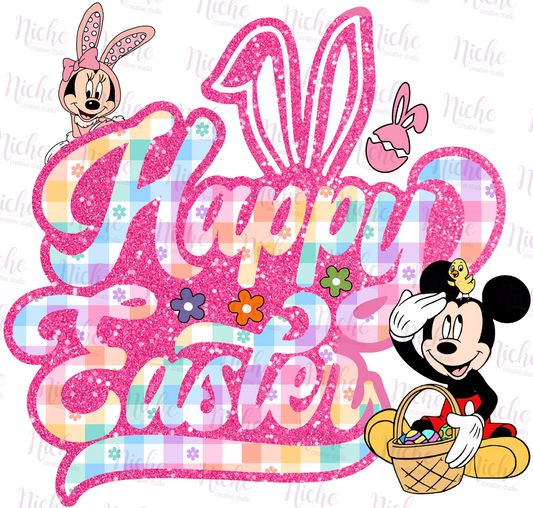 -EAS1601 Bunny Ears and Mouse Decal