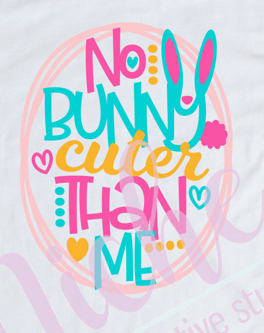 -EAS1679 No Bunny Cuter Decal