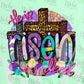 -EAS2517 Colorful He is Risen Decal