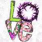 -EAS2524 Easter Love Decal