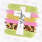 -EAS2527 Glitter Cross Faith Decal