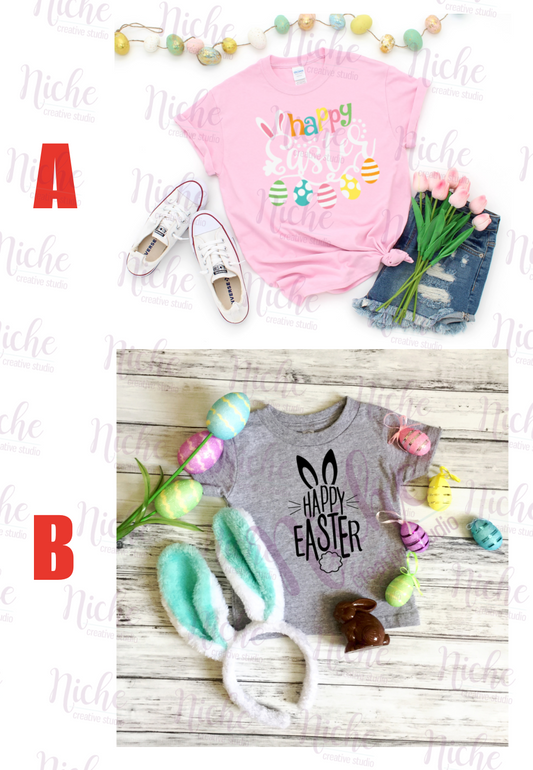 -EAS2534 Happy Easter Decal