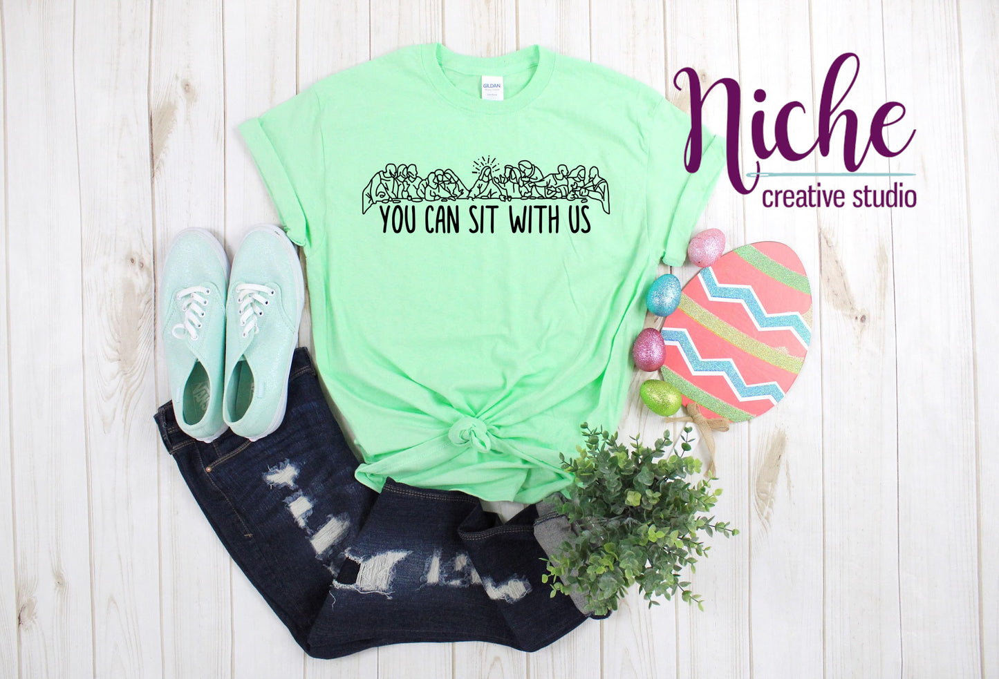 -EAS3041 You Can Sit With Us Decal