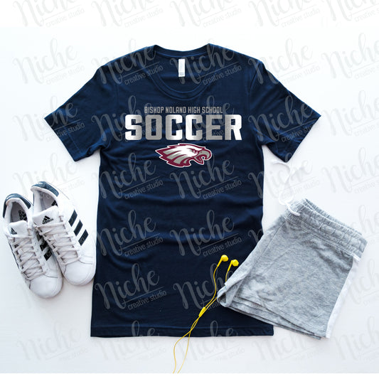EDS3445 BNHS with Navy Shirt  - Athletic Team Store