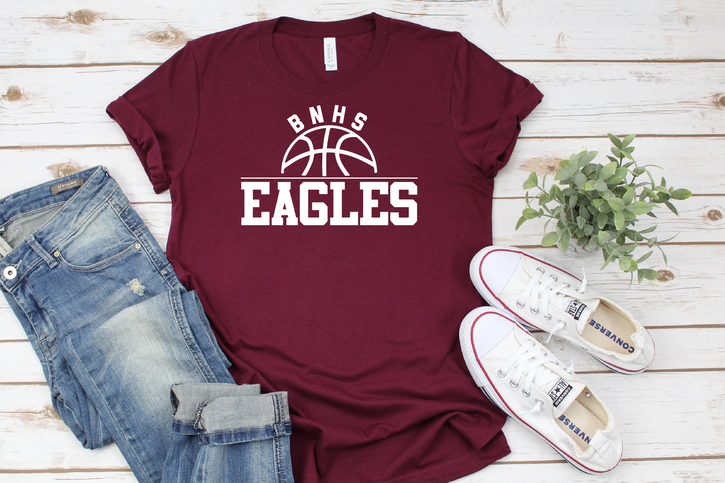 EDS3456 BNHS Eagles Backetball White