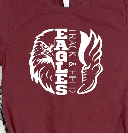 - FBC3099 Eagles Track and Field Decal