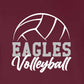 - FBC584 Eagles Volleyball Decal