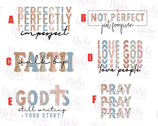 -FAI5501 Perfectly Imperfect Decal