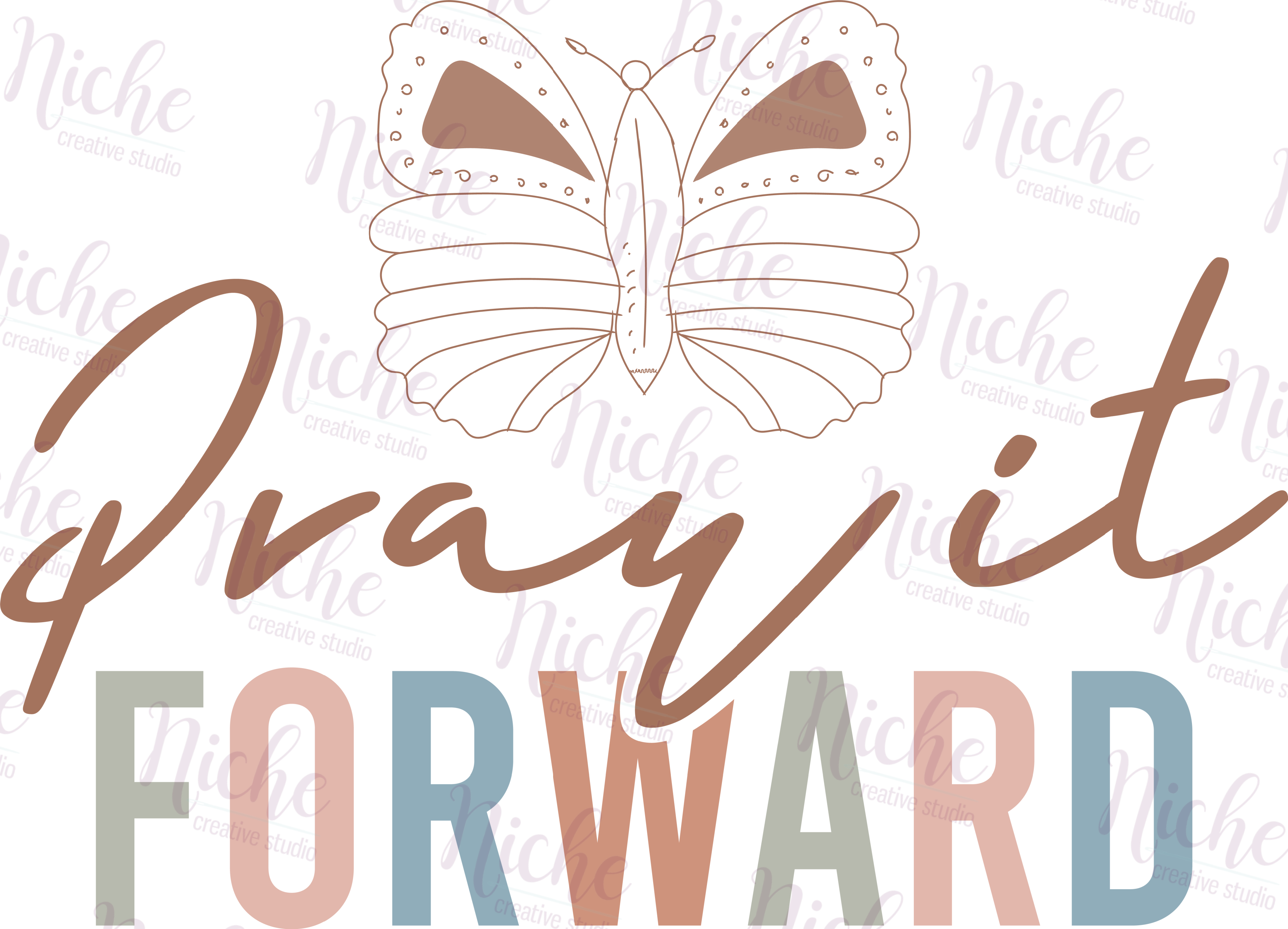 -FAI5509 Pray it Forward Decal – Niche Creative Studio