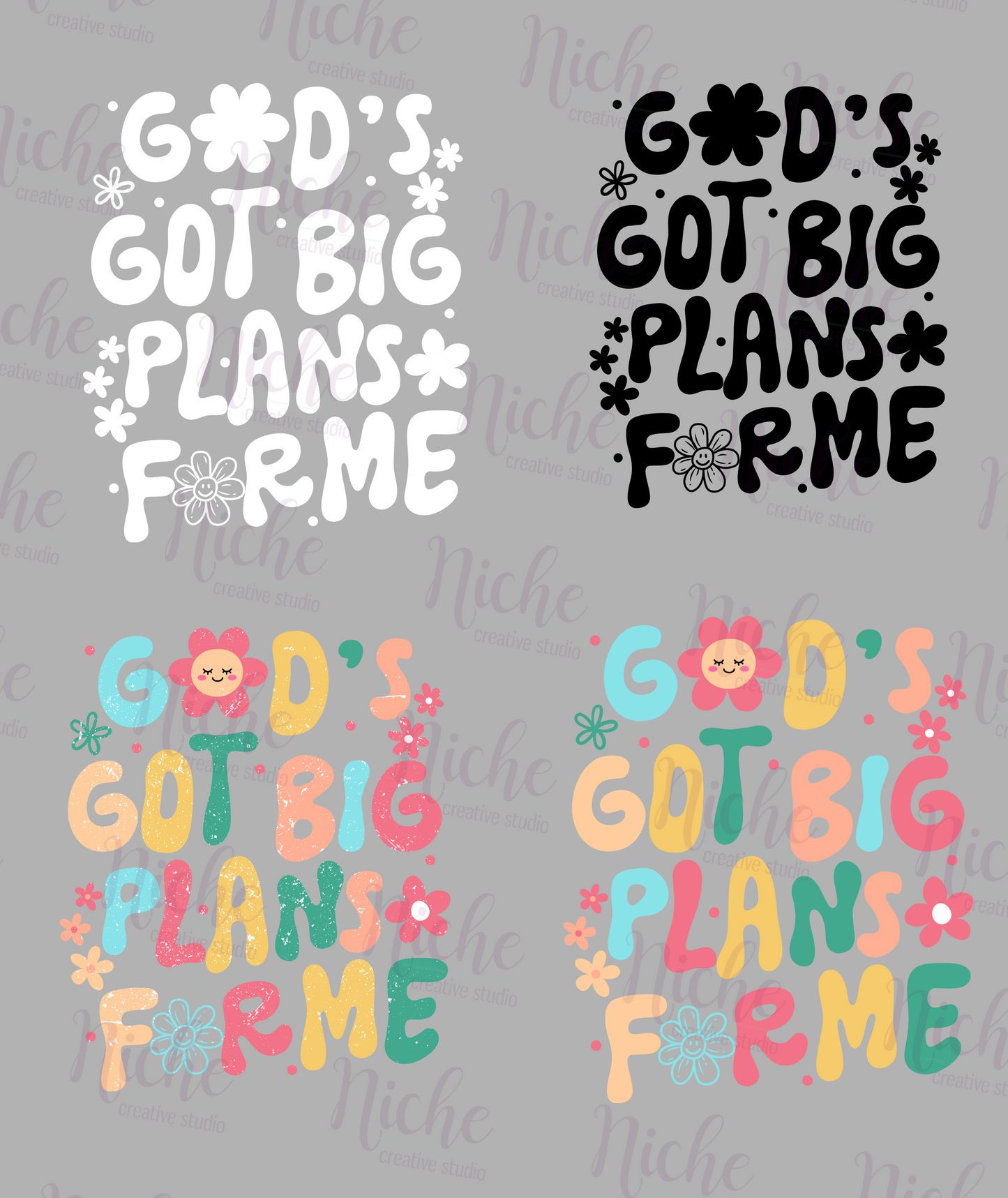 -FAI8247 Gods Got Big Plans for Me Decal