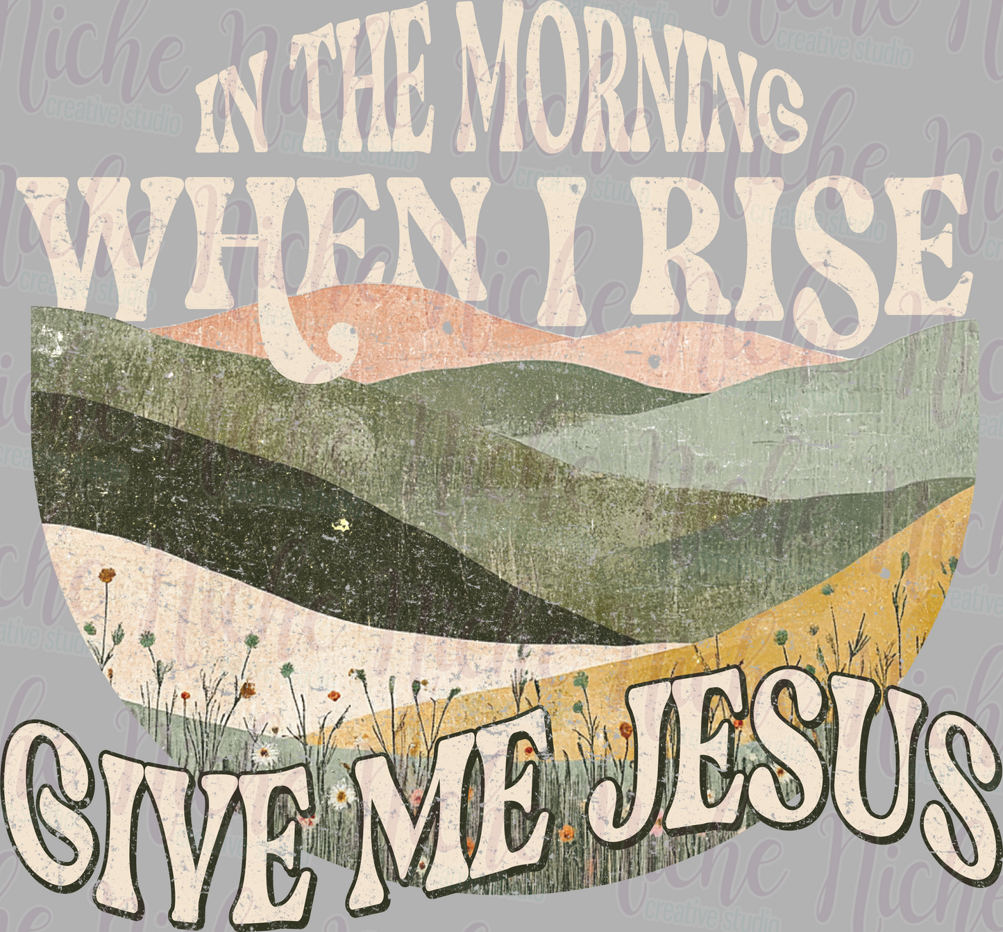 -FAI8571 Give Me Jesus Decal