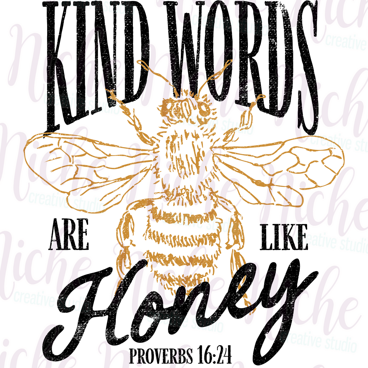 -FAI8572 Kind Words Decal