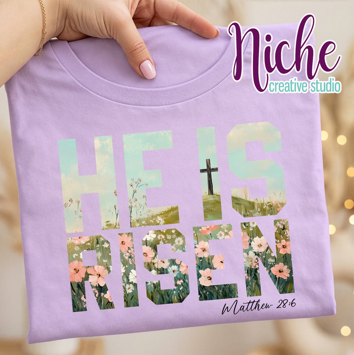 -FAI8576 He is Risen Decal