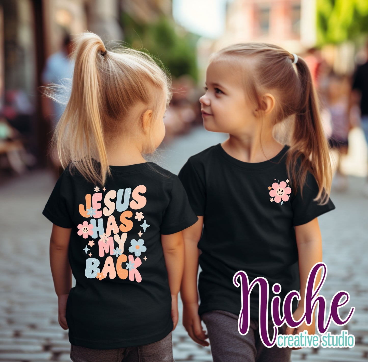 -FAI8579 **Combo** Jesus Has My Back Back Decal