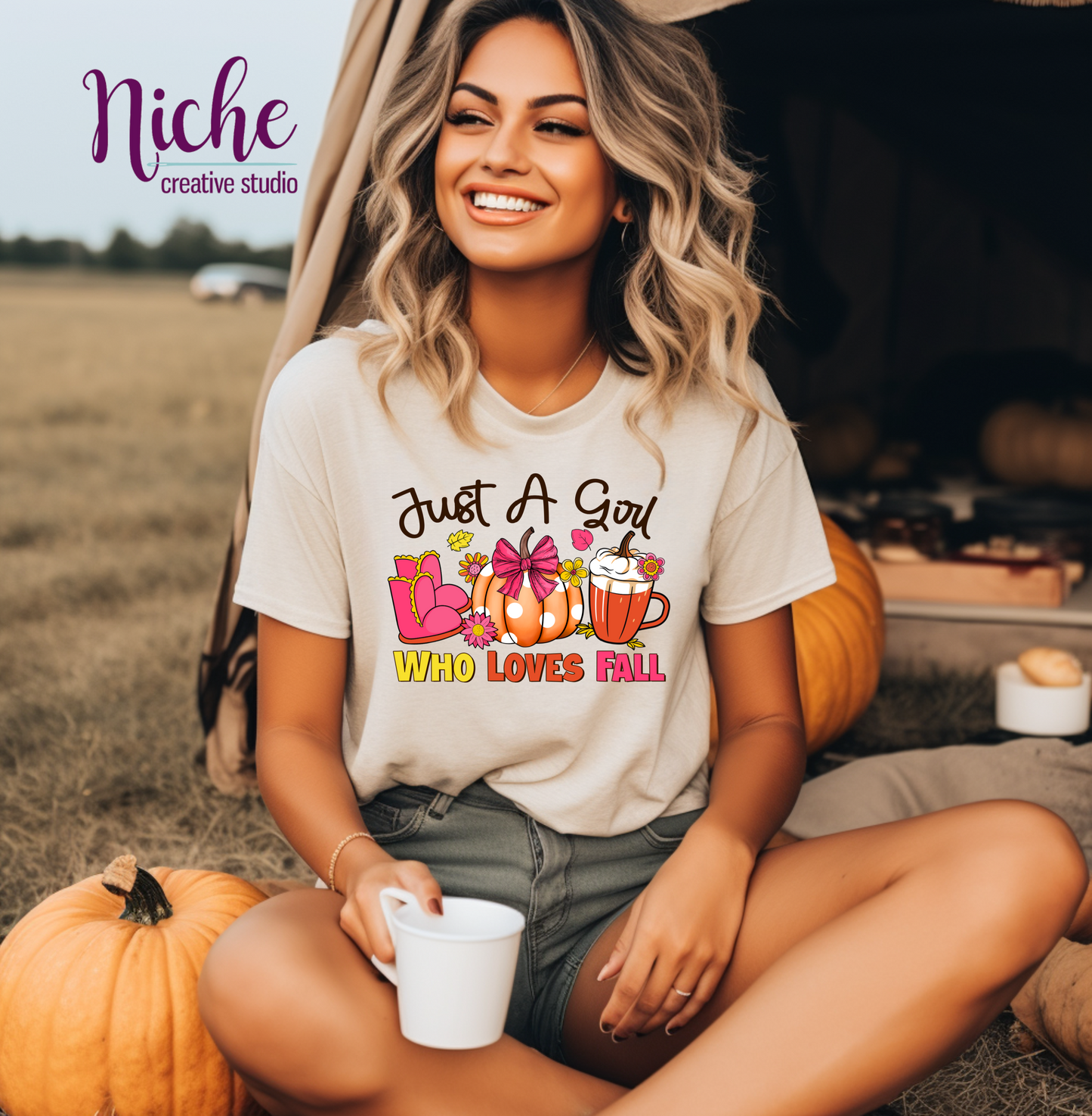 -FAL5226 Just A Girl Who Loves Fall Decal
