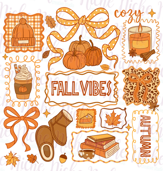 -FAL8440 Cozy Season Fall Vibes Decal