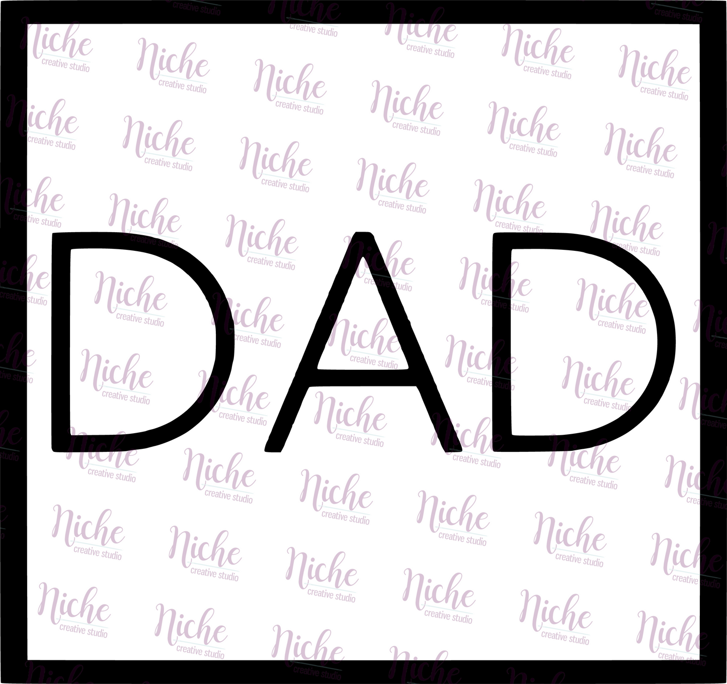 -FAM1755 Dad Box Decal