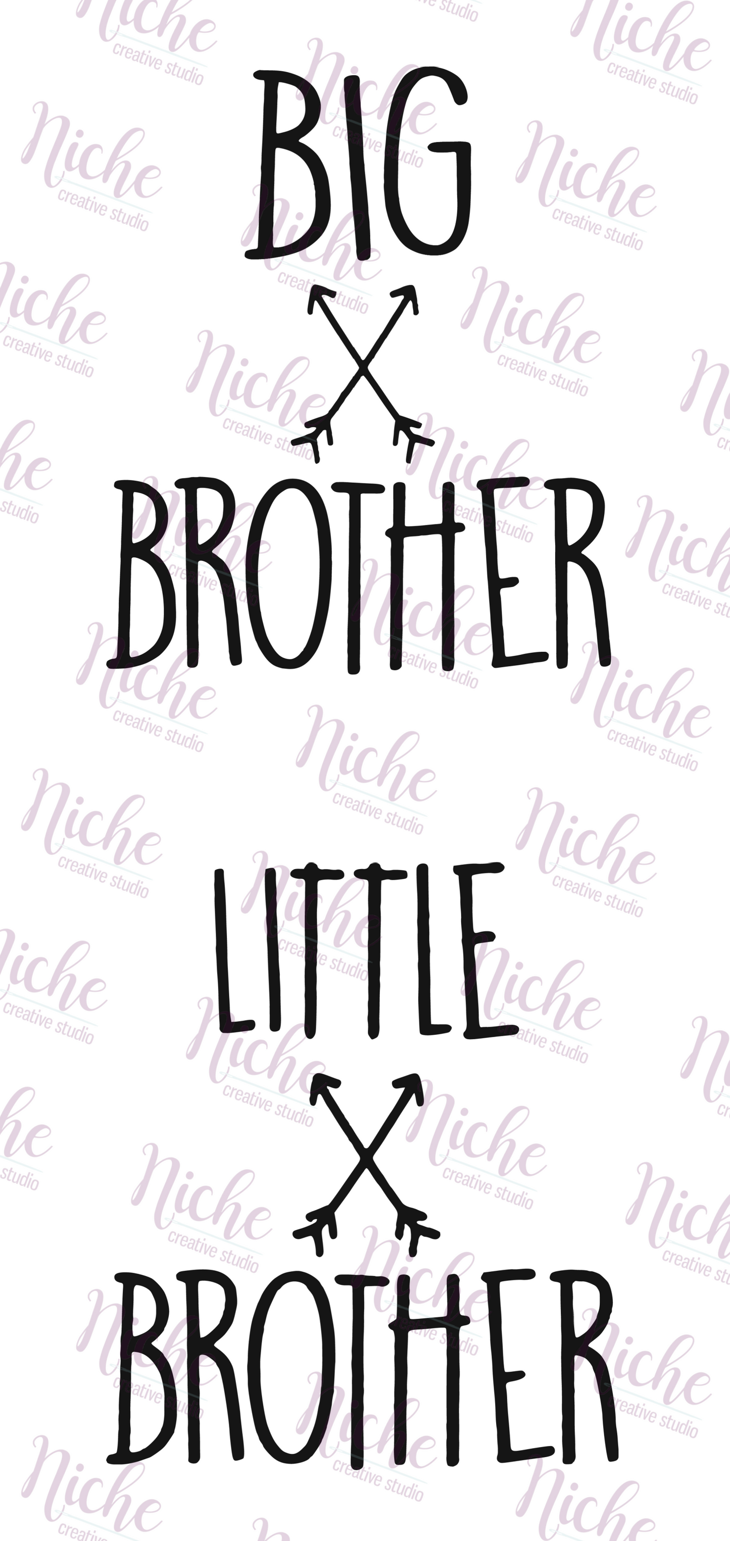 -FAM8073 Big Little Brother Decal