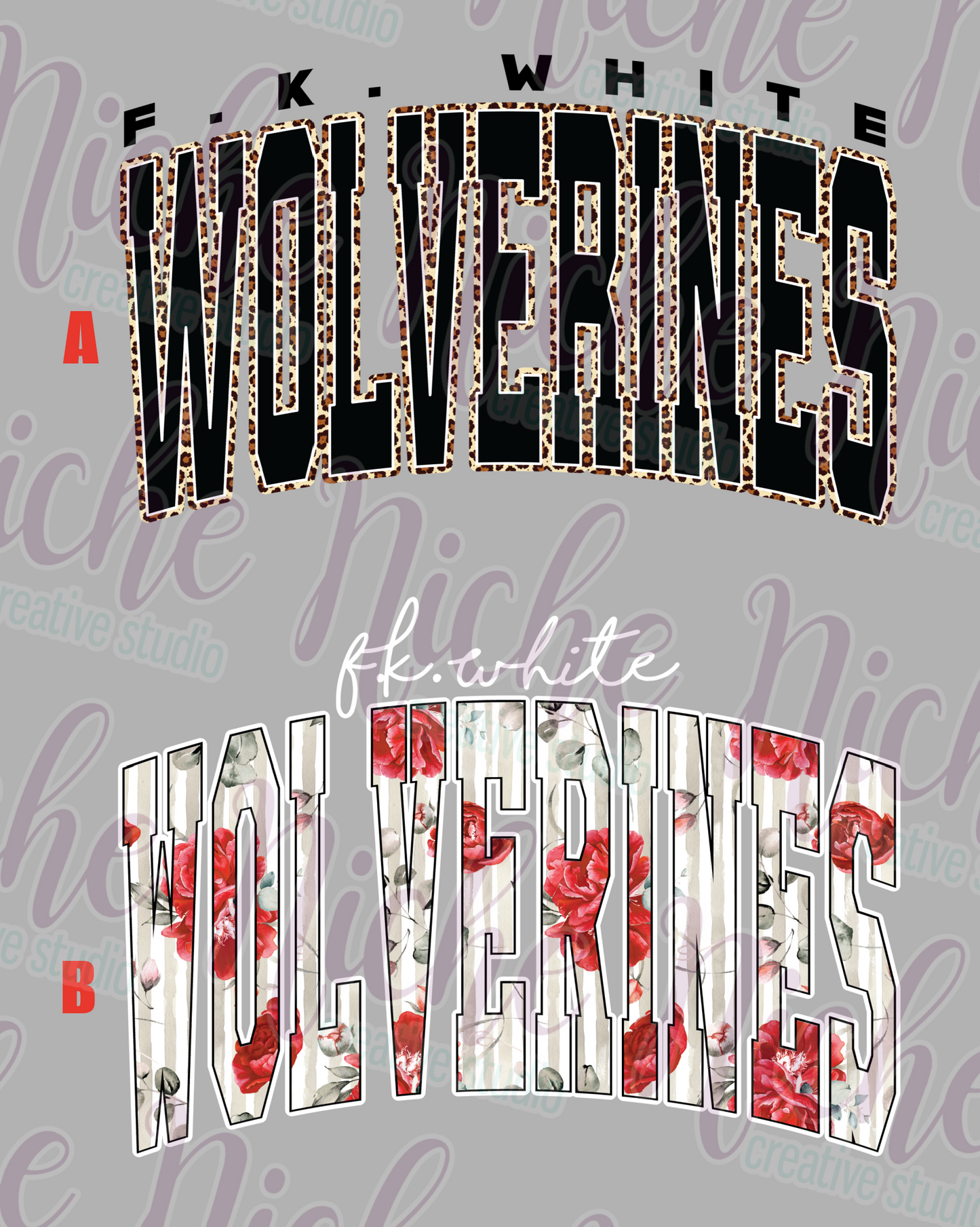 -FKW8002 Wolverines Decal