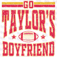 -FOO1585 Go Taylor's Boyfriend Distress Decal