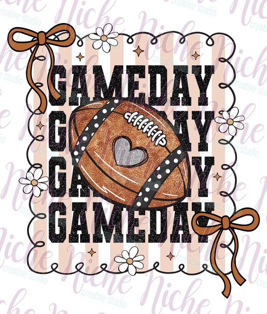 -FOO8301 Football Gameday Decal