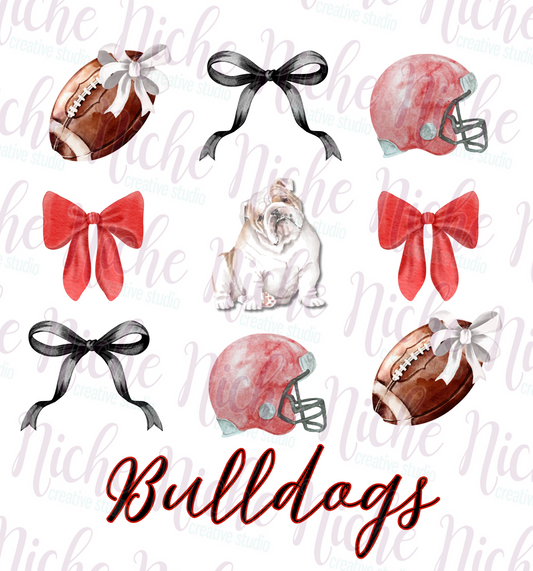 -FOO8487 GA Bulldogs Decal
