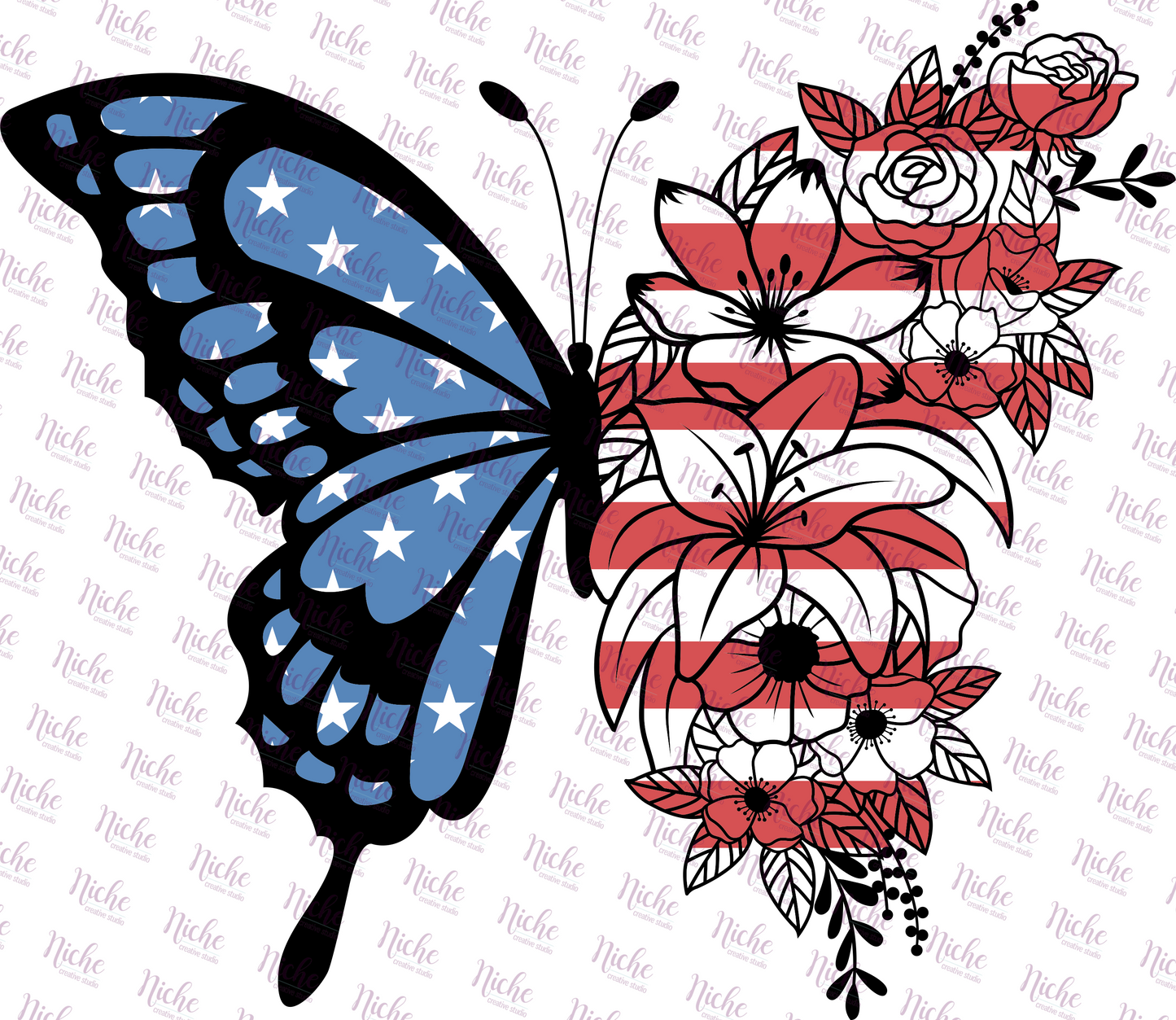 - FOU235 Butterfly Decal