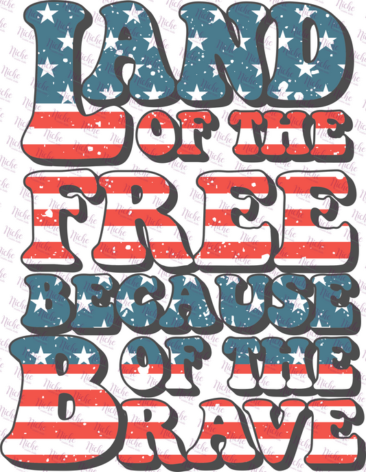 - FOU238 Land of the Free Decal