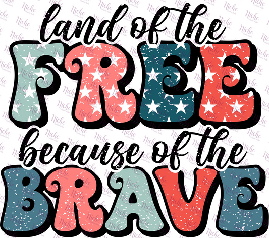 - FOU244 Land of the Free Decal
