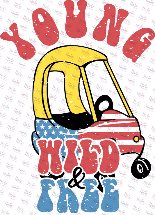 -FOU250 Young Wild & Free Decal