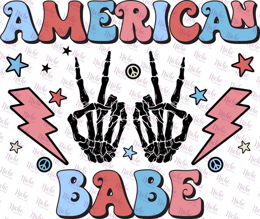 - FOU253 American Babe Decal