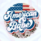 - FOU2547 American Babe Circle Decal