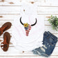 - FOU2548 American Skull Sunflower Decal