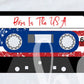 - FOU2550 Born in the USA Decal