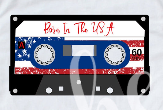 - FOU2550 Born in the USA Decal
