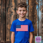 -FOU2552 USA Flag Decal