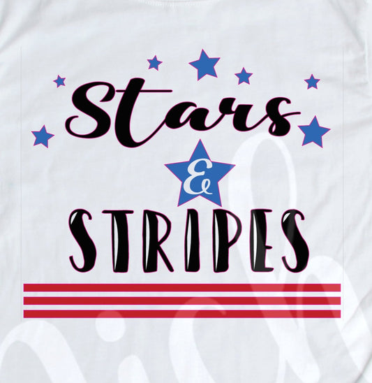 - FOU2586 Stars and Stripes Decal