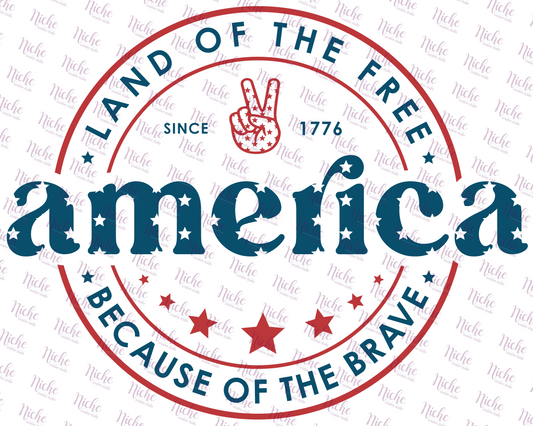 - FOU275 Land of the Free Decal