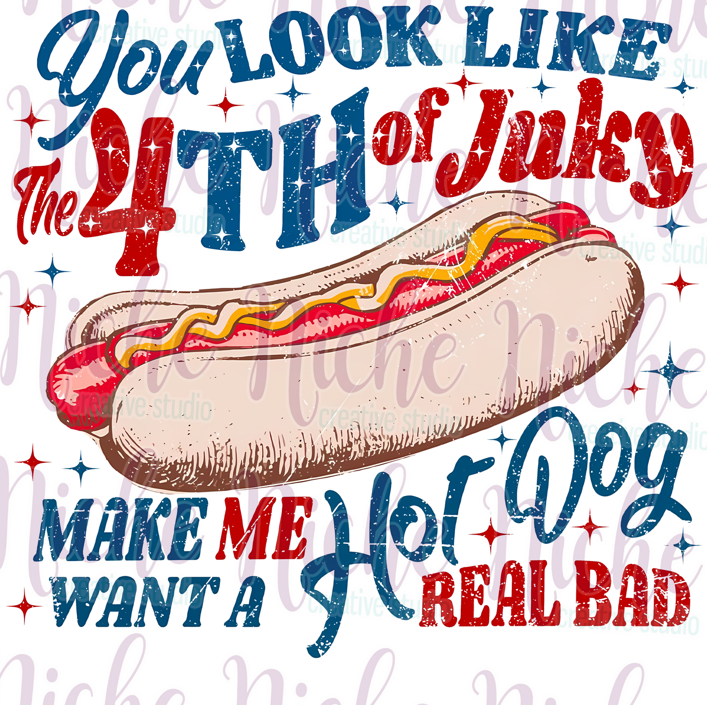 -FOU8226 You Make Me Want a Hot Dog Decal