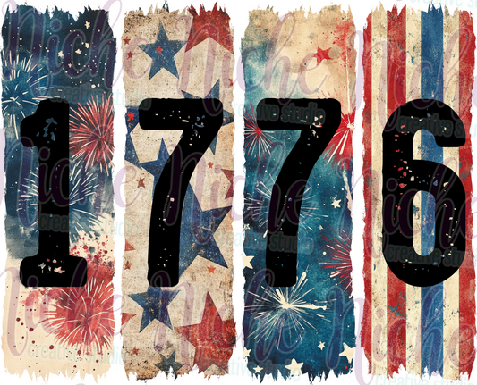 -FOU8234 1776 Decal